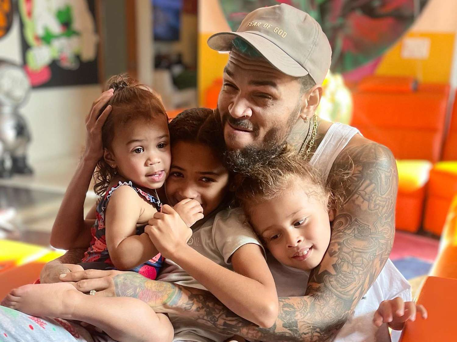 chris brown kids